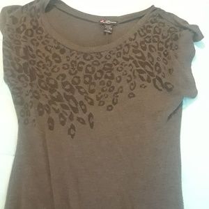 💕print dress size M